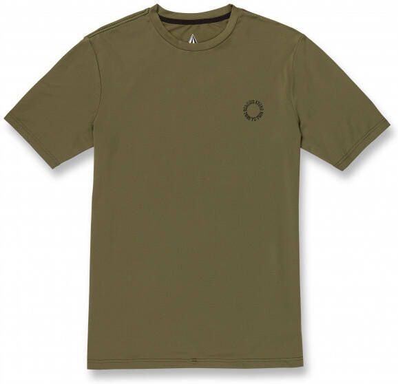 Volcom Faulter S/S Lycra, olijfgroen