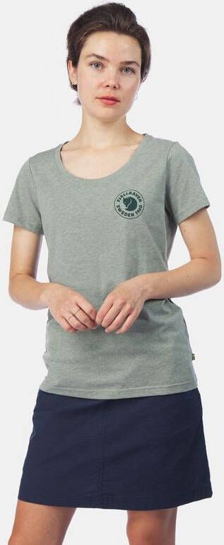 Fjällräven T shirt met biologisch katoen lichtgroen