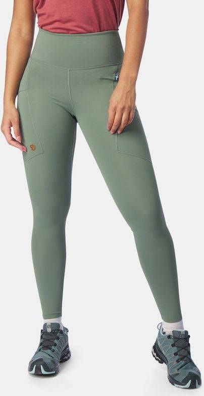 Fjä, llrä, ven Abisko Legging Dames Groen