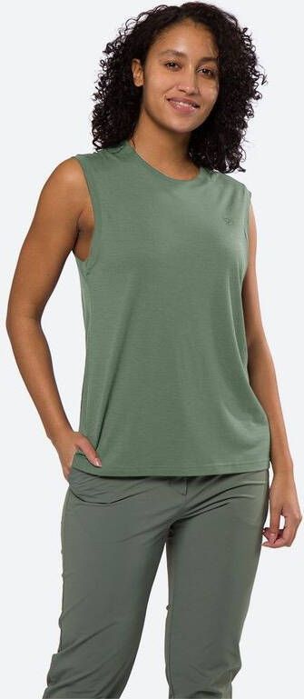 Fjä, llrä, ven Abisko Wool Tank Top W Groen