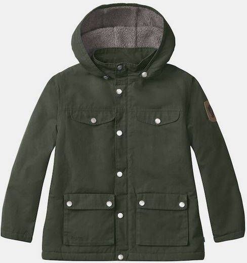 Fjä, llrä, ven Greenland Winter Jas Junior Donkerkaki