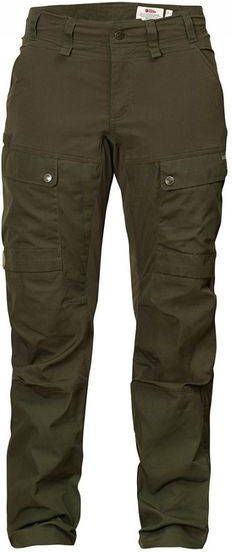 Fjä, llrä, ven Lappland Hybrid Broek Dames Donkerkaki