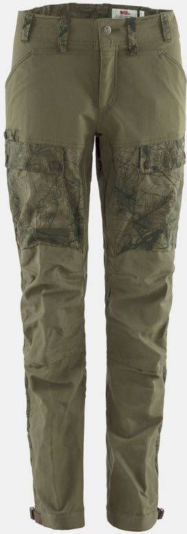 Fjällräven Lappland Hybrid Broek Dames Groen/Ass. Camouflage