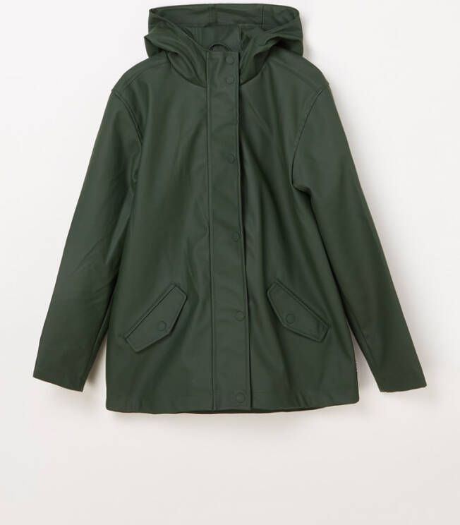 America Today Meisjes Regenjas Janice Jr Kort Groen