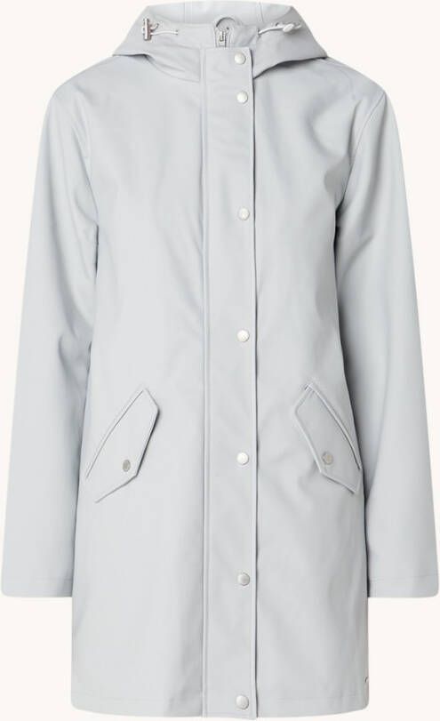 America Today Janice regenjas met capuchon en klepzakken