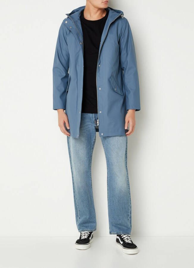 America Today Janice regenjas met capuchon en klepzakken