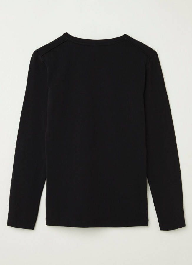 Antony Morato longsleeve met logo zwart