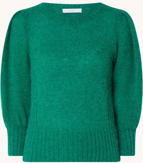 by-bar by bar Billy fijngebreide trui in aplaca wolblend