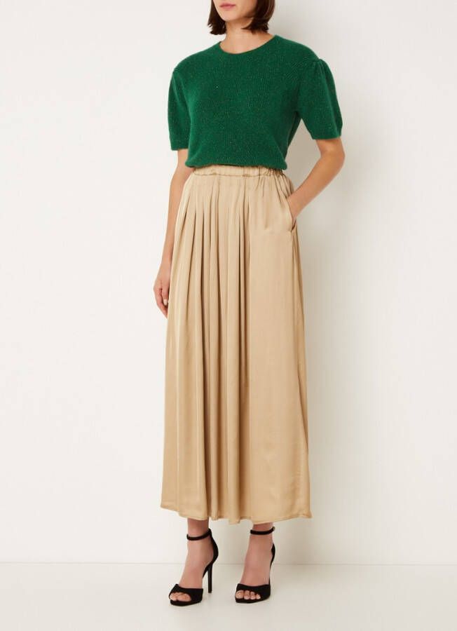 by-bar by bar Ilou fijngebreide top met pofmouw