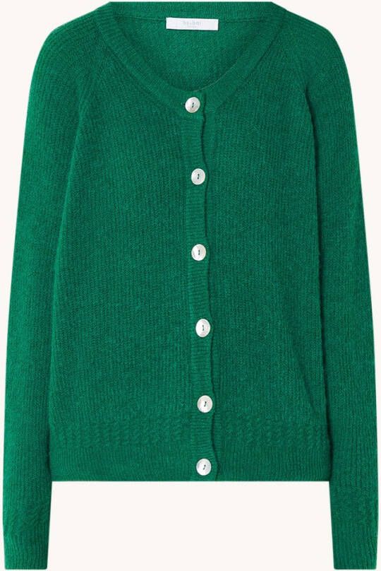 by-bar by bar Luca fijngebreid vest in alpaca wolblend