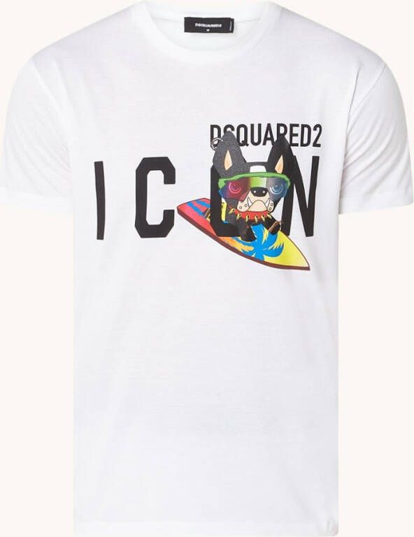 Dsquared2 Icon Ciro Cool T shirt met logoprint
