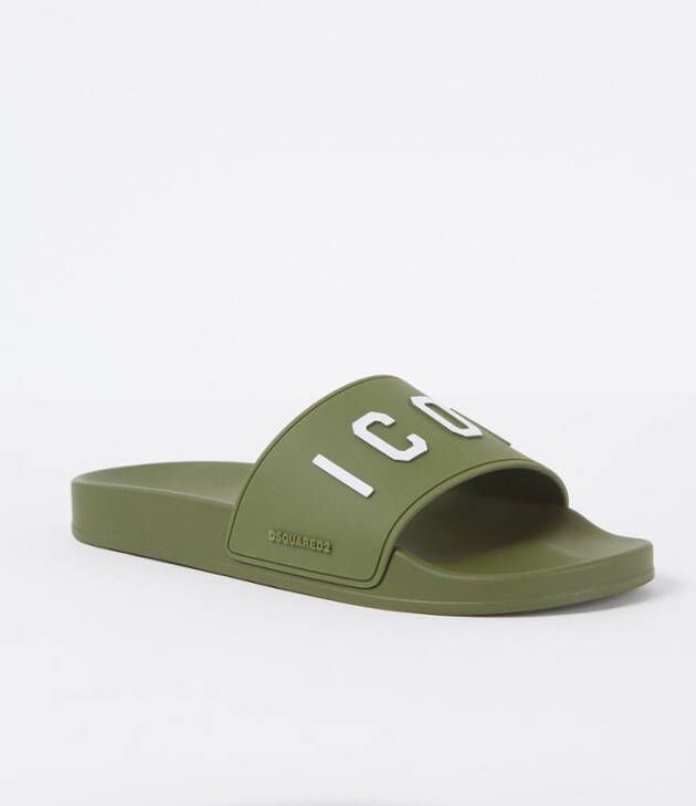 Dsquared2 Dia`s met logo , Groen, Heren
