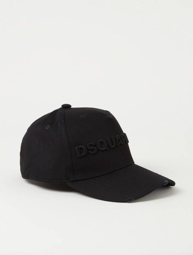 Dsquared2 Logo honkbalpet , Zwart, Heren