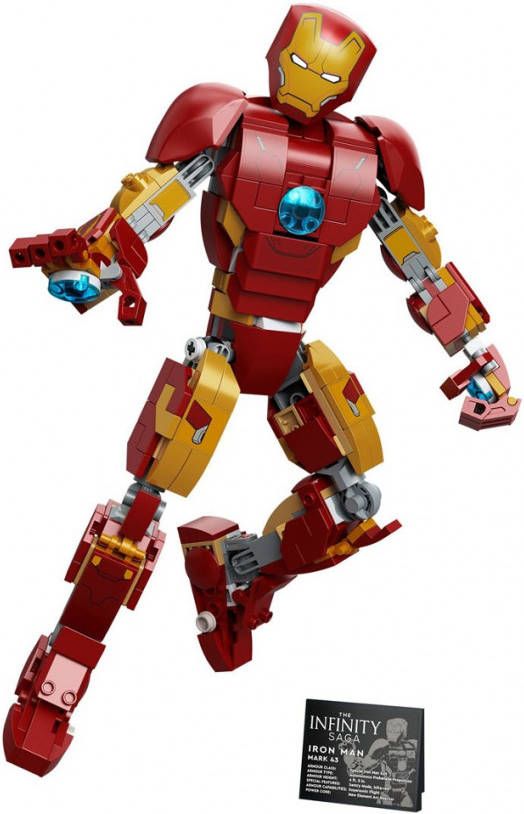 Lego 76206 Marvel Iron Man Figuur, Bouw en Showmodel voor Kinderen vanaf 9 Jaar uit Avengers Age of Ultron, Super Heroes Set
