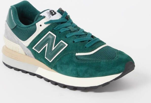 New Balance 574 sneaker van suè, de met mesh details
