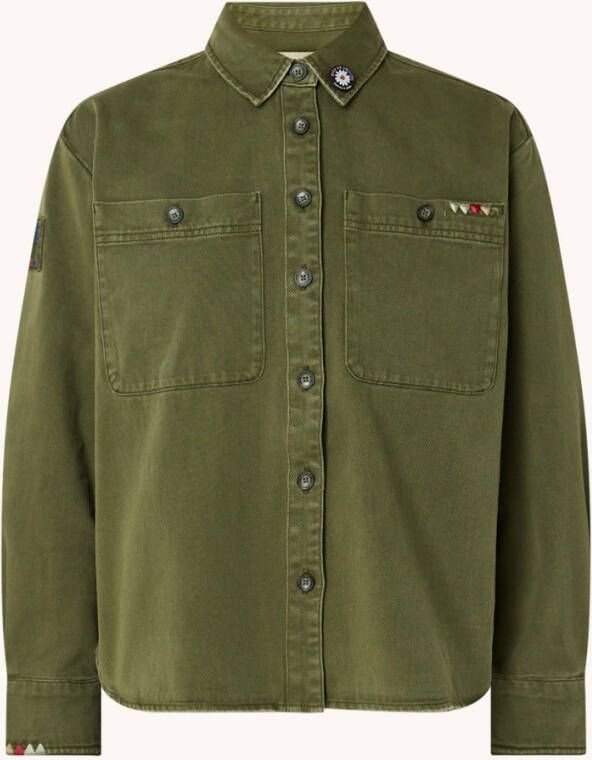 Scotch & Soda Military overhemd met print