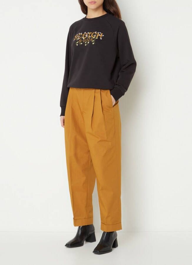 Scotch & Soda Relaxed fit sweater met raglanmouwen