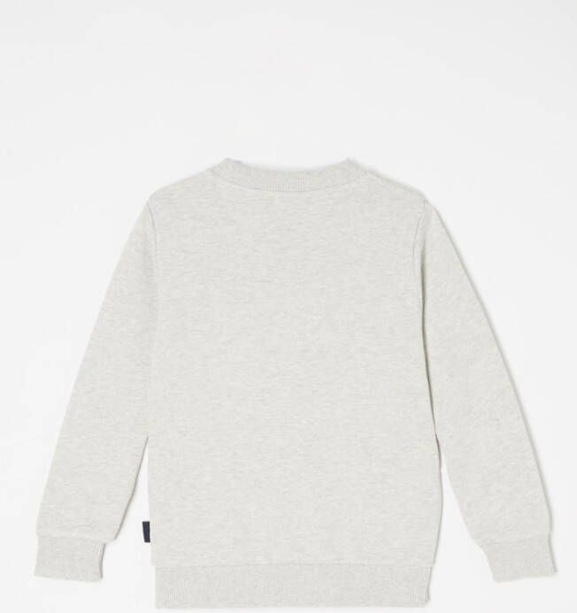 Scotch & Soda Sweater van biologisch katoen met logoprint