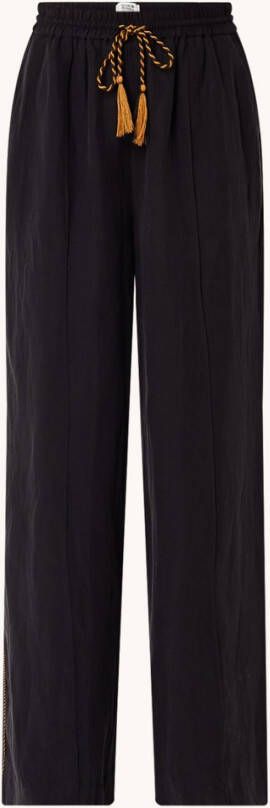 Scotch & Soda The Hope high waist wide fit palazzobroek in lyocellblend