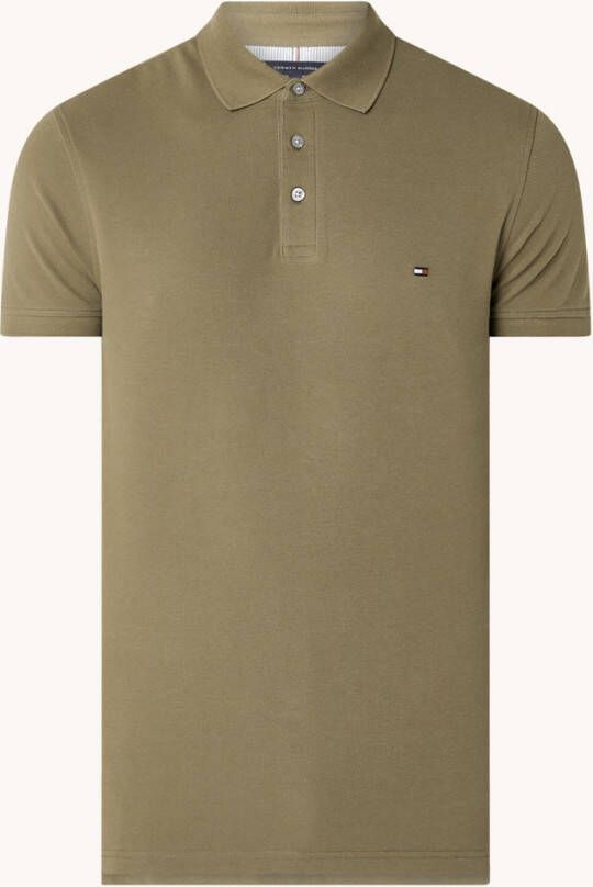 Tommy hilfiger 1985 Collection Piqué Stretch Polo Faded Military Heren