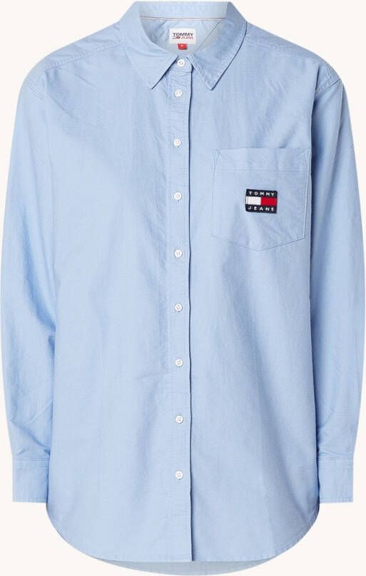 TOMMY JEANS Overhemdblouse TJW BADGE BOYFRIEND SHIRT