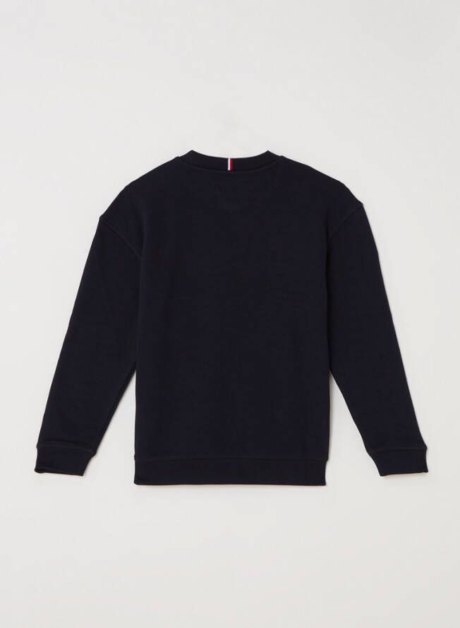 Tommy Hilfiger ! Jongens Sweater -- Donkerblauw Katoen/polyester