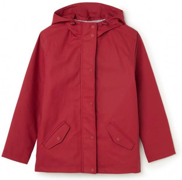 America Today Junior unisex gevoerde regenjas rood