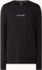Calvin Klein T shirts Long Sleeve Crew Neck Zwart online kopen