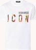 Dsquared2 Icon Palms Cool T shirt met logoprint online kopen
