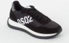 Dsquared2 nylon en suède lopende sneakers , Zwart, Heren online kopen
