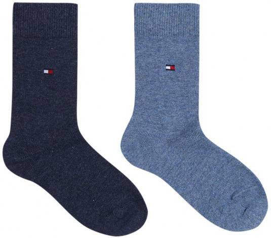 Tommy Hilfiger Sokken Kids Sock Basic 2P Blauw