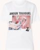 Zadig & Voltaire ‘Bow Photoprint Cake’ printed T shirt , Wit, Dames online kopen