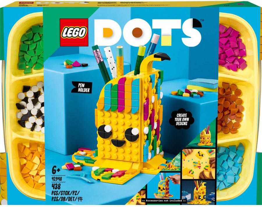 Lego DOTS Cute Banana Pen Holder Crafts Set for Kids(41948 )