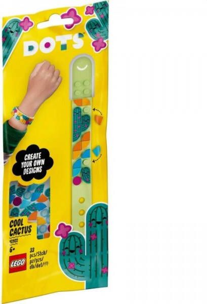 LEGO 41922 Dots Cactus Armband Knutselen, Tegels, Kralen, Kindersieraden