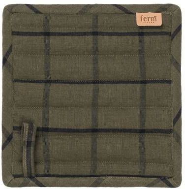 Ferm living Hale Pannenlap 2 st. Green/Black