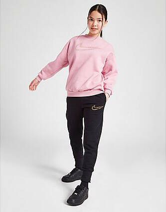 Nike Sportswear Fleecebroek voor meisjes Black/Metallic Gold