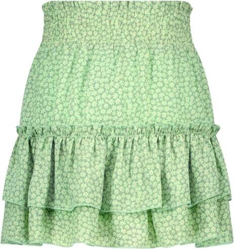 Nobell Groene Minirok Najak Layered Skirt