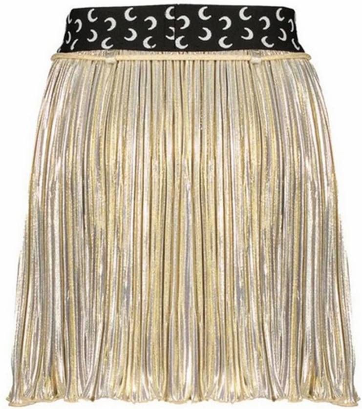 Nono Gouden Plissé Rok N209 5704
