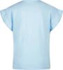 Nono Blauwe T shirt Kanou Tshirt Short Ruffled Sleeve online kopen