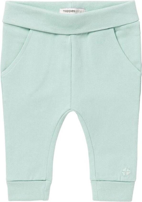 Noppies  Newborn Pants grey mint Groen Gr.56 Jongen/Meisjes