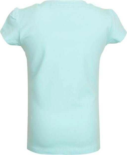 Someone ! Meisjes Shirt Korte Mouw -- Turquoise Katoen/elasthan
