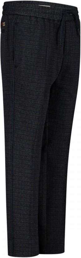 Scotch and Soda Broeken Boys Relaxed slim fit knitted pants Zwart