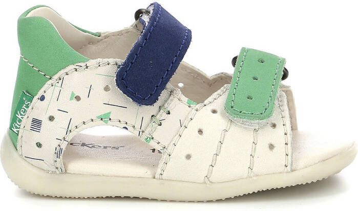 Kickers Leren sandalen met klittenband Boping