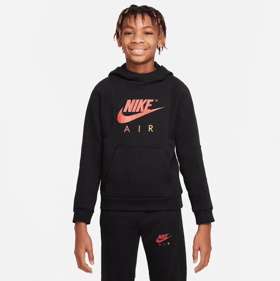 Nike sportswear air trui zwart/rood kinderen