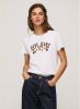 Pepe Jeans T shirt vrouw Rosemery T shirt , Wit, Dames online kopen