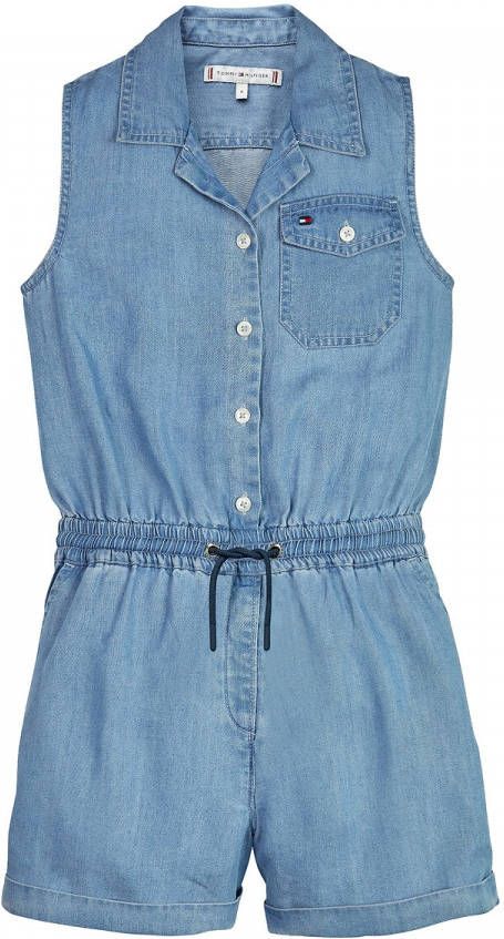 Tommy Hilfiger Combishort in jeans 10 16 jaar