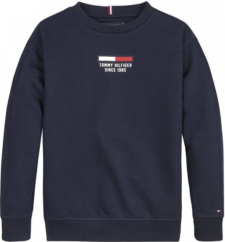 Tommy Hilfiger Sweater met lange mouwen en ronde hals