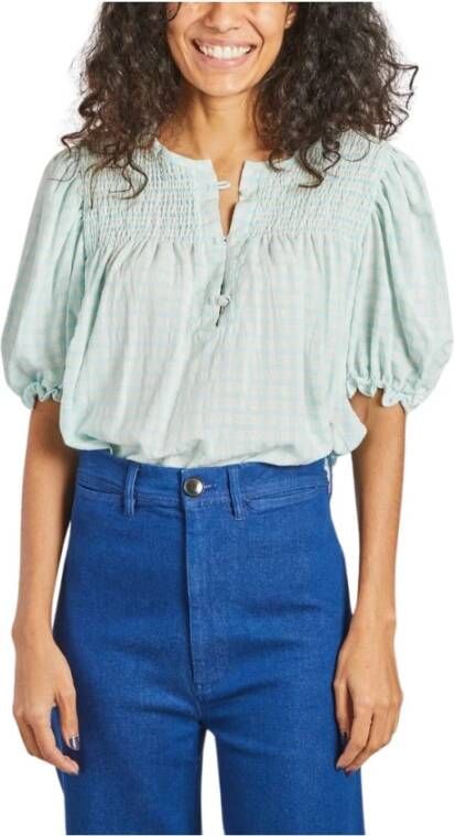 Bellerose Sasha Blouse , Groen, Dames