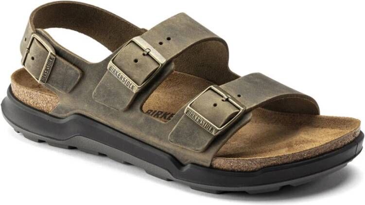 Birkenstock Platte sandalen , Groen, Unisex