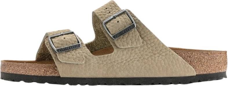 Birkenstock Arizona Desertarrow Sliders , Groen, Heren